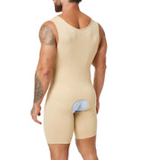 Seamless Men’s Full Body Shaper Bodysuit for Tummy Control