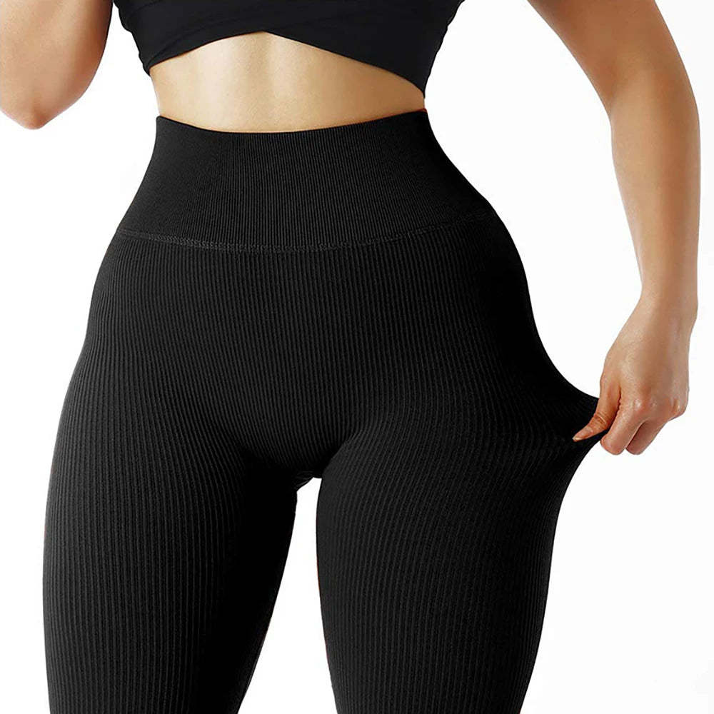 Women's Seamless Ribbed Leggings | OWNLUXE