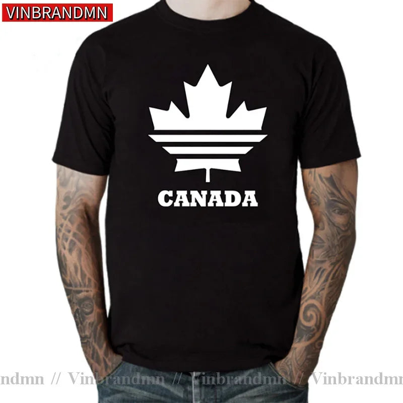 True North Strong Canada T-Shirt – Canadian Map Flag Maple Leaf Tee | OWNLUXE