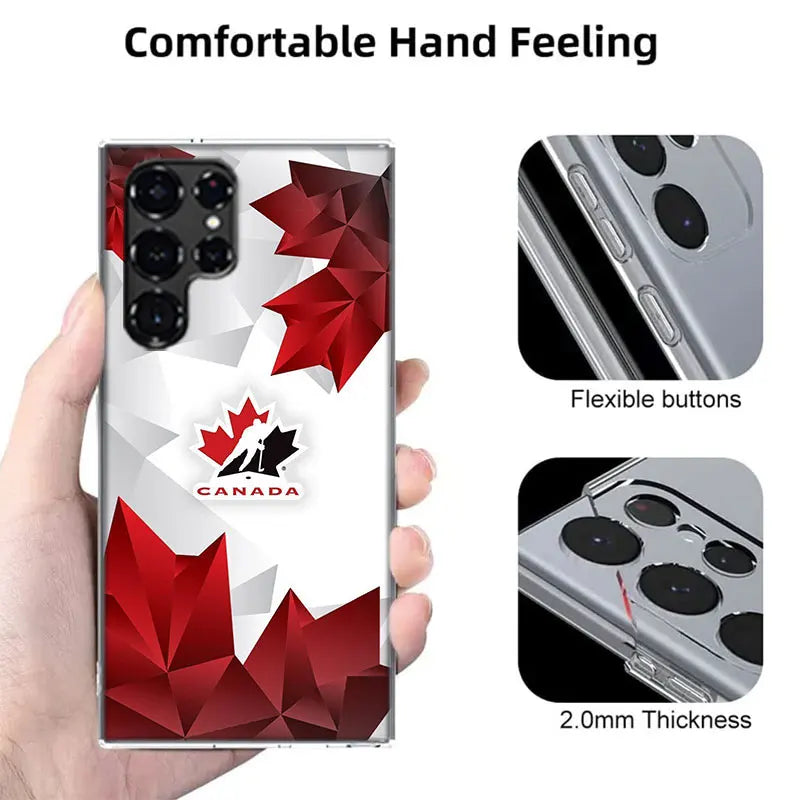 Canada National Football Team Logo Phone Case - Samsung Galaxy Protective Cover