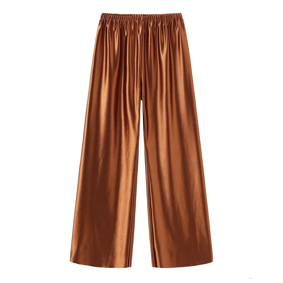 Satin Wide-Leg Pants | OWNLUXE