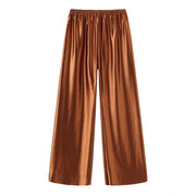 Satin Wide-Leg Pants | OWNLUXE