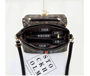 Luxury Designer Shoulder Bag - Printed Monogram Tote