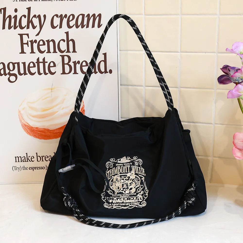 Nylon Embroidered Tote Bag – Shop at OWNLUXE