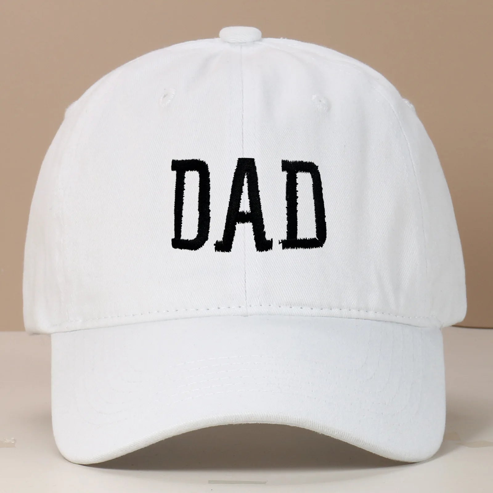 Mom and Dad letter embroidered baseball cap washed retro duckbill cap Father's Day Mother's Day best gift