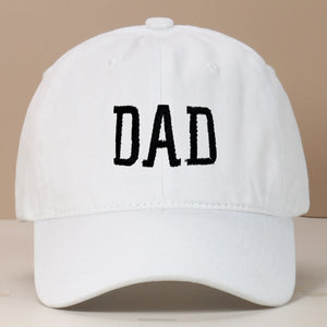 Mom and Dad letter embroidered baseball cap washed retro duckbill cap Father's Day Mother's Day best gift