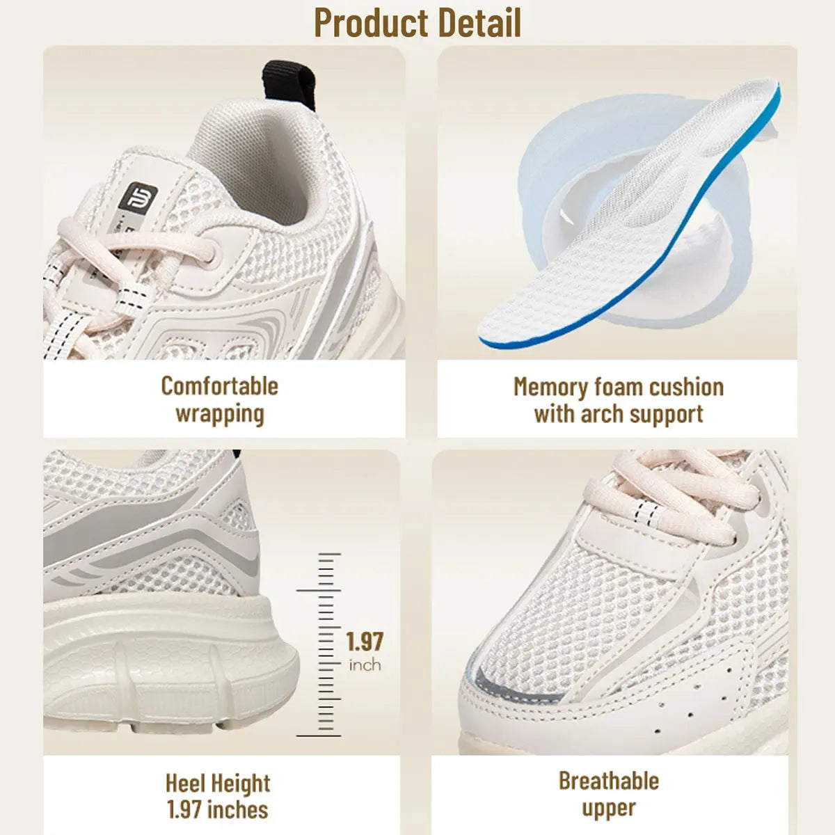 Women's Breathable Lightweight Lace Sneakers – Shop at OWNLUXE