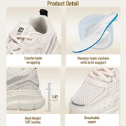 Women's Breathable Lightweight Lace Sneakers – Shop at OWNLUXE