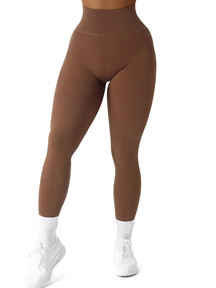 Women's Seamless Ribbed Leggings | OWNLUXE