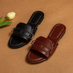 Load image into Gallery viewer, Summer Mule Slippers - Women's Lightweight Microfiber Style
