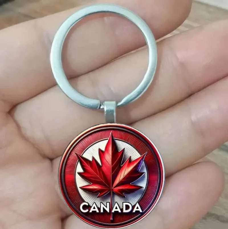 Canadian Maple Leaf Keychain – Canada Pride Gift
