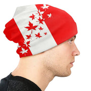 Canadian Flag Beanie – Unisex Winter Knitted Hat Canadian Patriotic | OWNLUXE