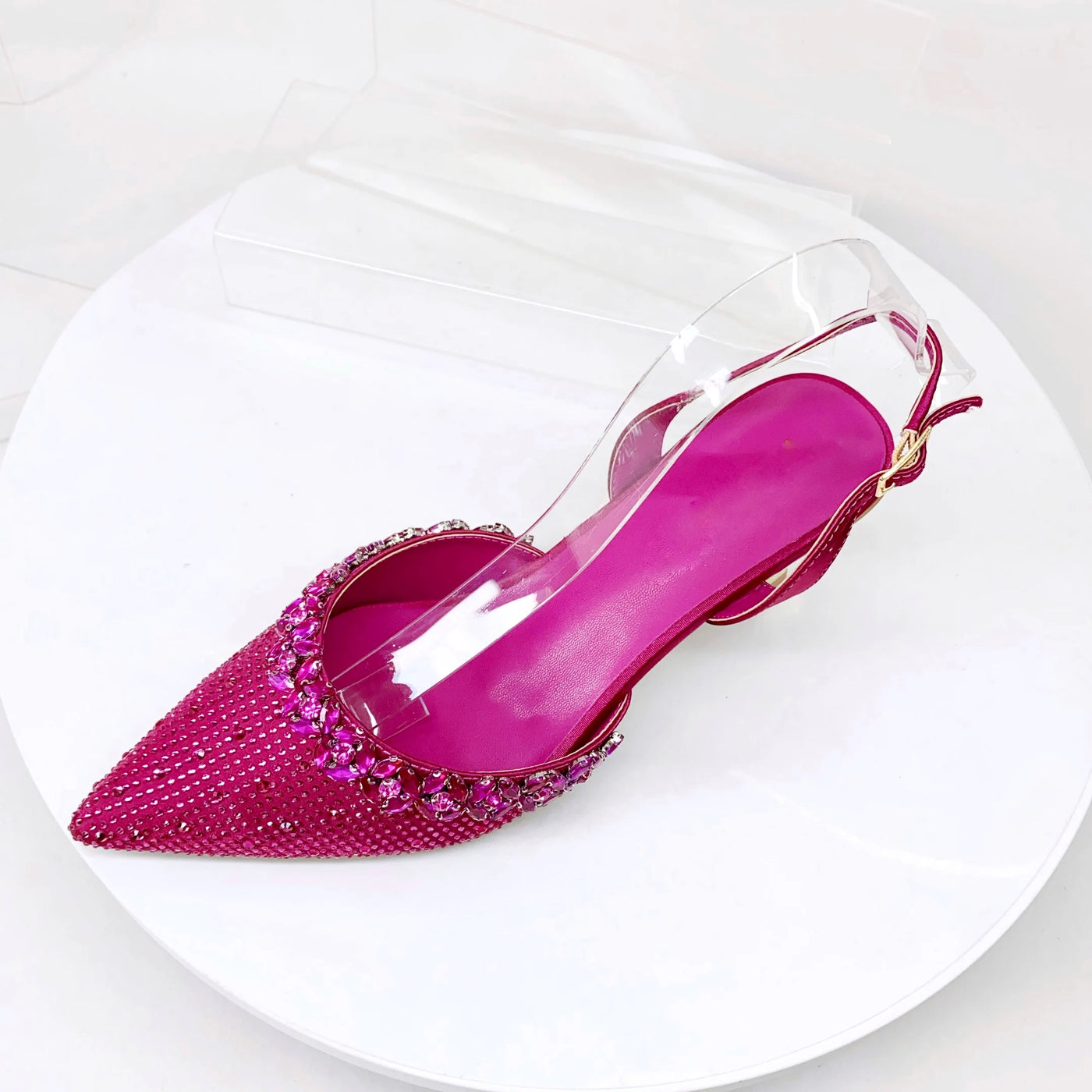 Crystal Sandals and Clutch Bag Set – Rhinestone Party Heels