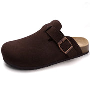 Women's Adjustable Leather Slippers (Black No Strap) – Shop at OWNLUXE
