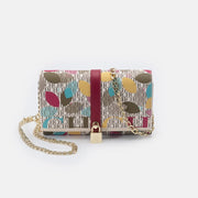 CH Letter Printed Premium PU Leather Shoulder Bag | OWNLUXE