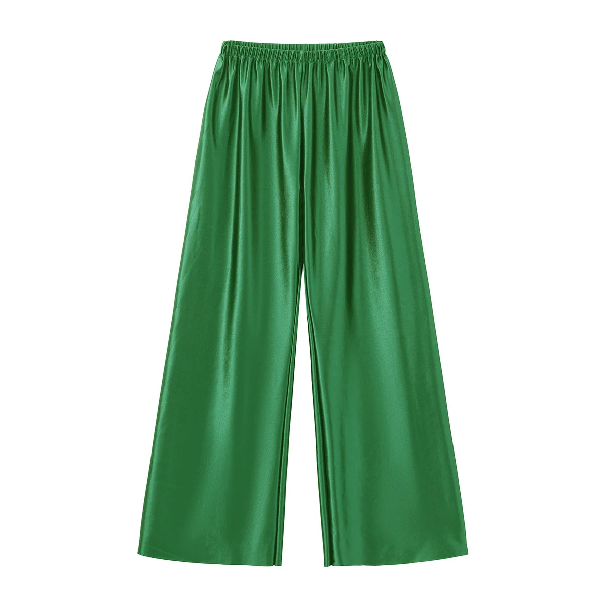 Satin Wide-Leg Pants | OWNLUXE