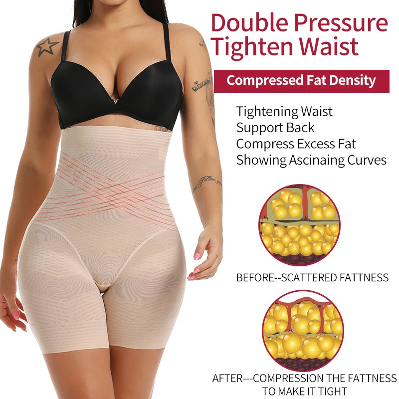 High Waist Tummy Control Panties Thigh Slimmer Shorts