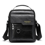 Load image into Gallery viewer, Unisex PU Leather Messenger Bag – Business Crossbody Shoulder Bag | Sac Messager Unisexe en Similicuir – Style Professionnel
