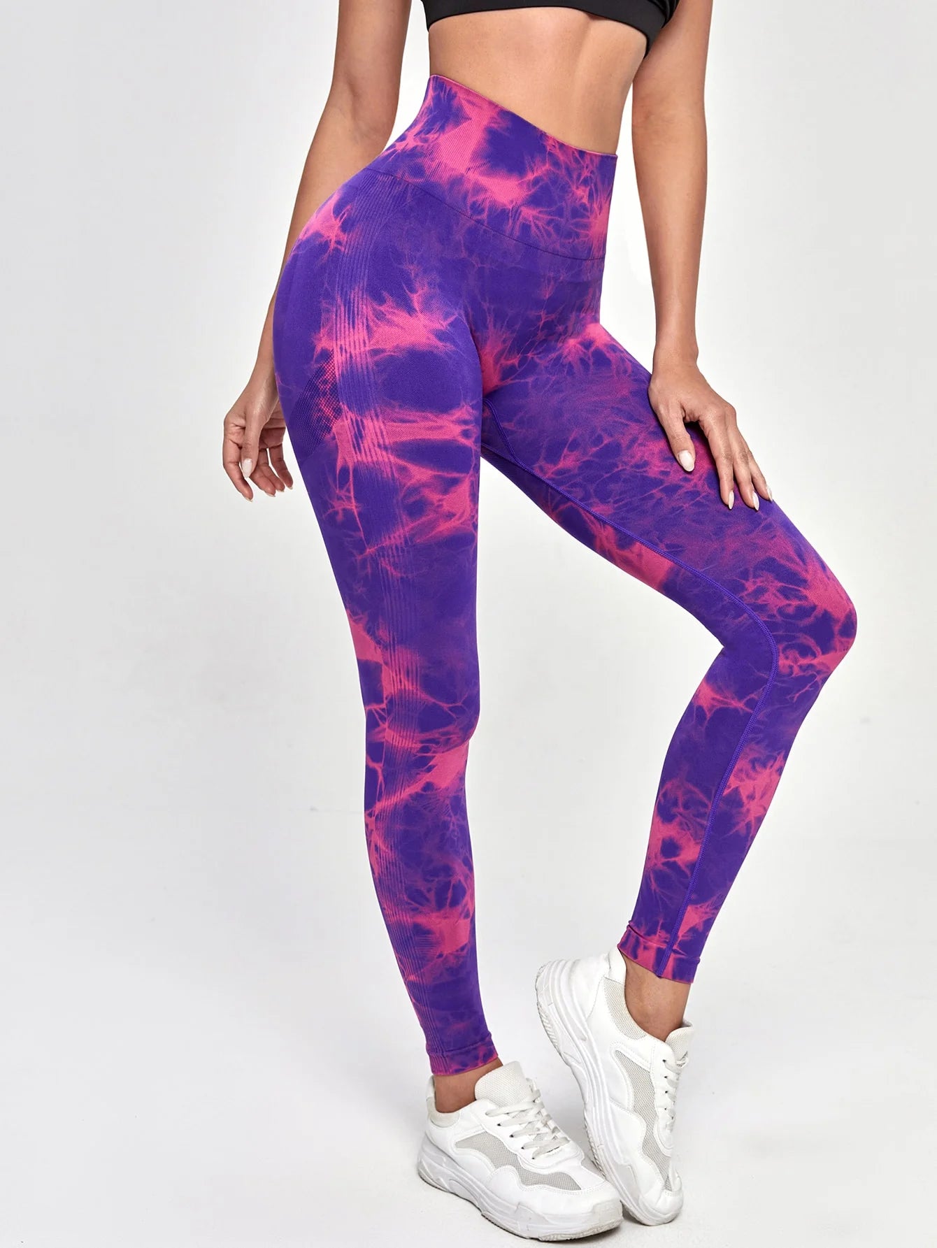 Seamless High Waist Yoga Leggings for Women – Push-Up & Ankle-Length