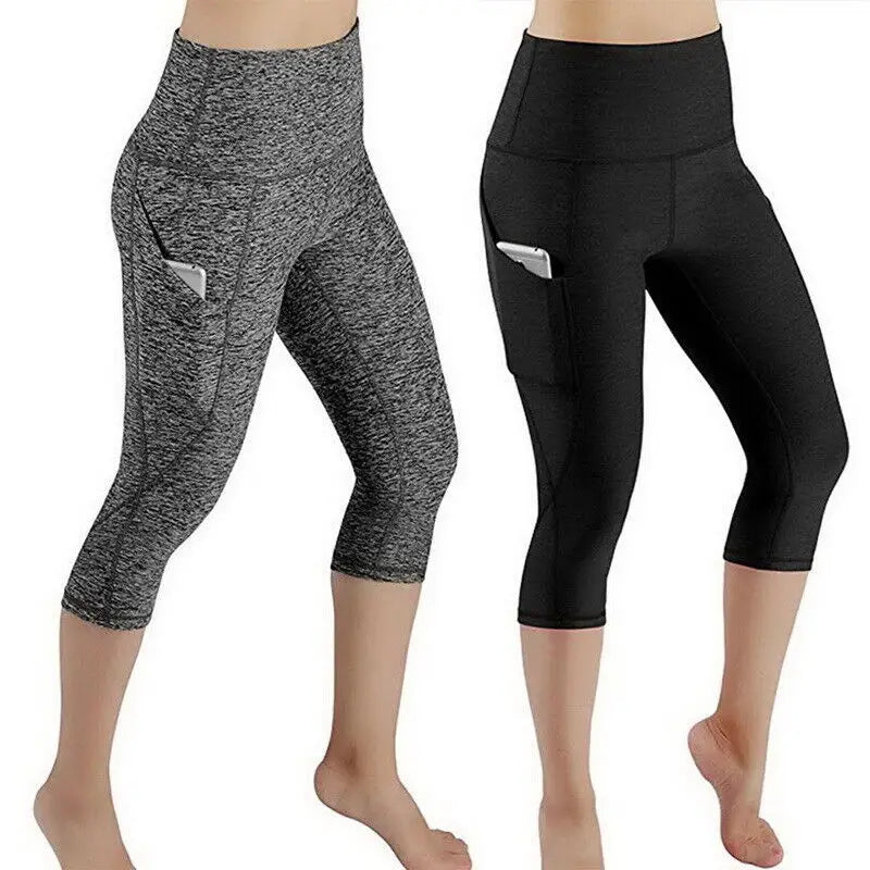 🔹 High-Stretch Pocket Leggings for Women – Yoga & Maternity Comfort | Legging femme extensible avec poches – Confort yoga & maternité