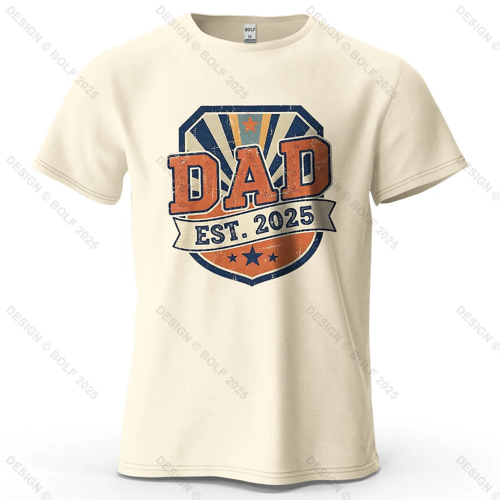 Dad Est. Vintage Graphic Tee - 100% Cotton | OWNLUXE