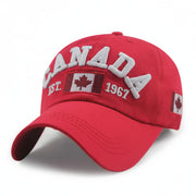 Fashion Cotton Canada Baseball Cap Flag of Canada Hat Snapback Adjuatable Mens Baseball Caps Gorras