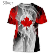 3d Print I Love Canada Graphic Tshirt For Men Casual T-Shirt | OWNLUXE