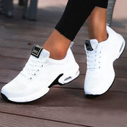 Breathable Patchwork Lace-Up Sneakers for Everyday Wear