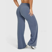 Mid-Waist Yoga Pants – Straight Leg Active