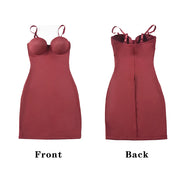 Shapewear Slip Dress with Bra – Tummy Control Body Shaper