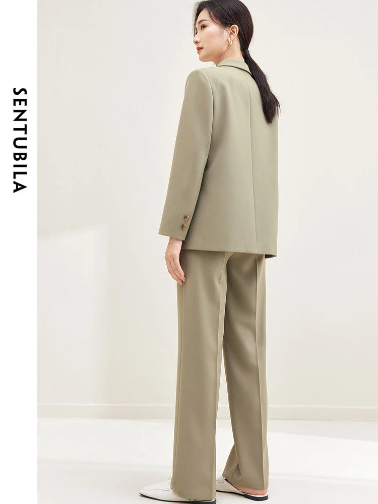 Women's Two Piece Jacket (Apricot) | OWNLUXE