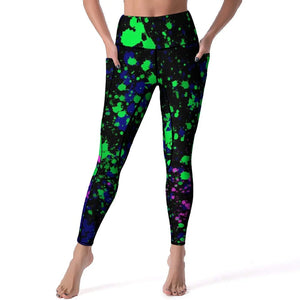 Women's High-Waist Printed Leggings – Stretchy, Comfortable & Casual