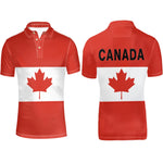 Load image into Gallery viewer, 🍁 Men&#39;s Printed Short-Sleeve Shirt – Casual Style with Canada Pride | Chemise imprimée à manches courtes pour homme – Style décontracté aux couleurs du Canada
