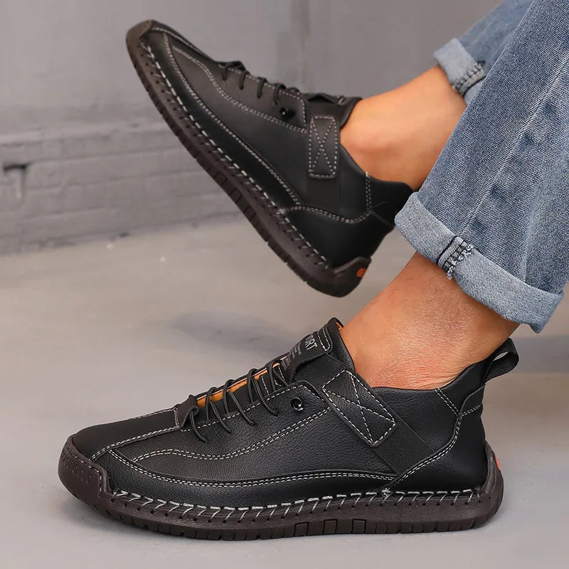 Women's Leather Retro Boots – Shop at OWNLUXE