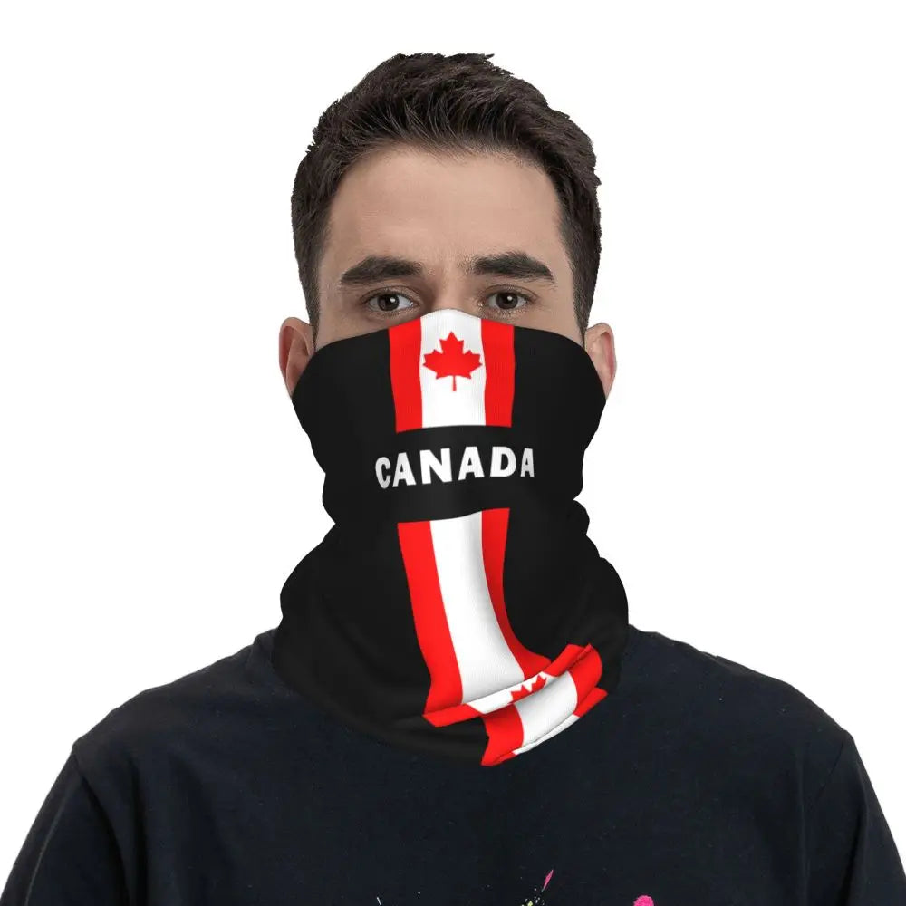 Canadian Flag Maple Leaf Neck Gaiter | OWNLUXE