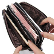 Spacious Genuine Leather Long Wallet | OWNLUXE