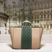 CH Vintage Letter Logo Commuter Tote Bag for Women | OWNLUXE