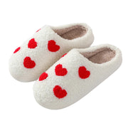 Winter Plush Family House Slippers – Warm Non‑Slip Slides