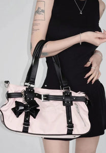 PU & Canvas Travel Duffle Bag | Sac de voyage en PU et toile