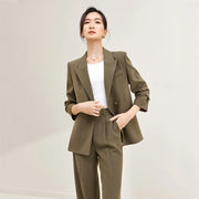 Women's Two Piece Jacket (Apricot) | OWNLUXE