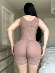 Firm Control Bodysuit Shaper - Wire-Free Cupless (Black)