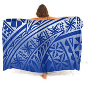 Hibiscus-Print Polynesian Sarong | OWNLUXE