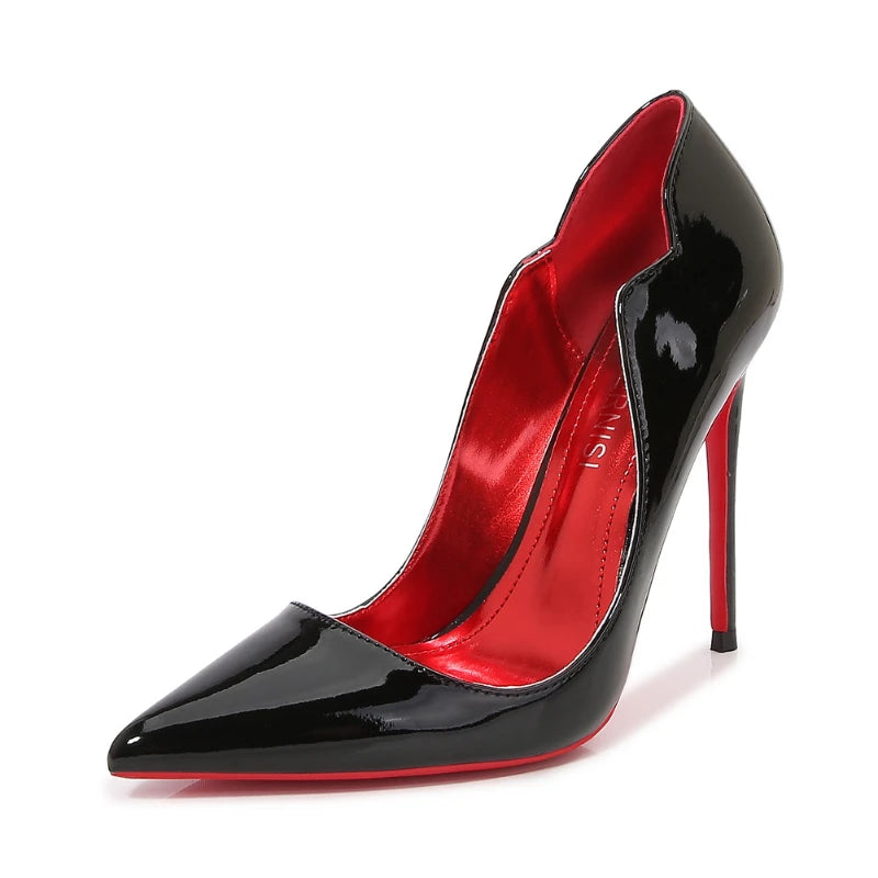 Women’s Black Pointed Toe Stiletto High Heels