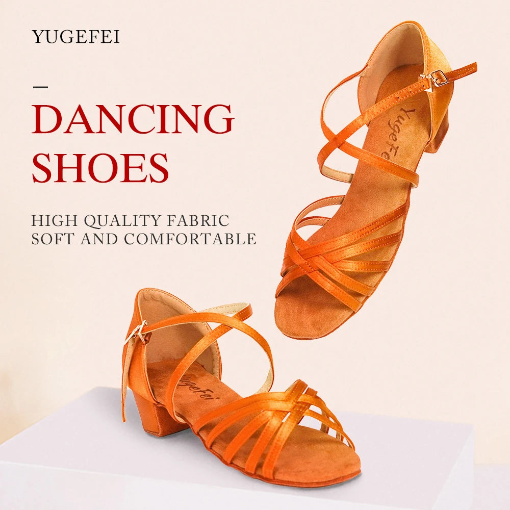 Vennystyle Latin Dance Shoes – Soft Sole Girls & Women
