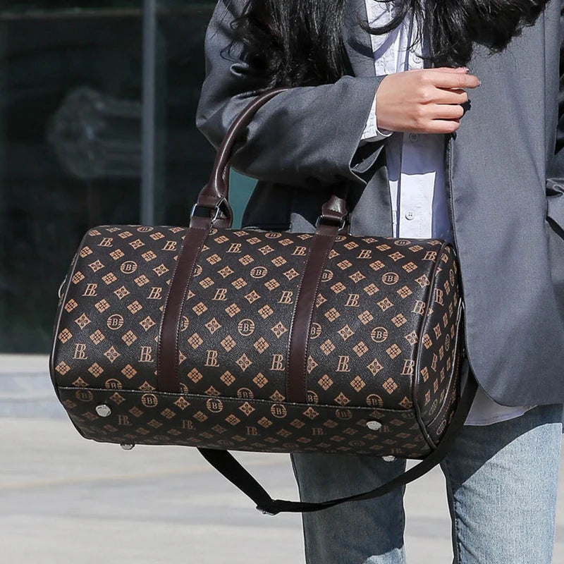 PU Leather Travel Duffle Bag | Sac de voyage en cuir PU