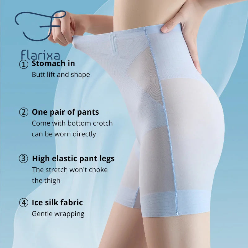 Silk High-Waist Seamless Ice Shorts | OWNLUXE