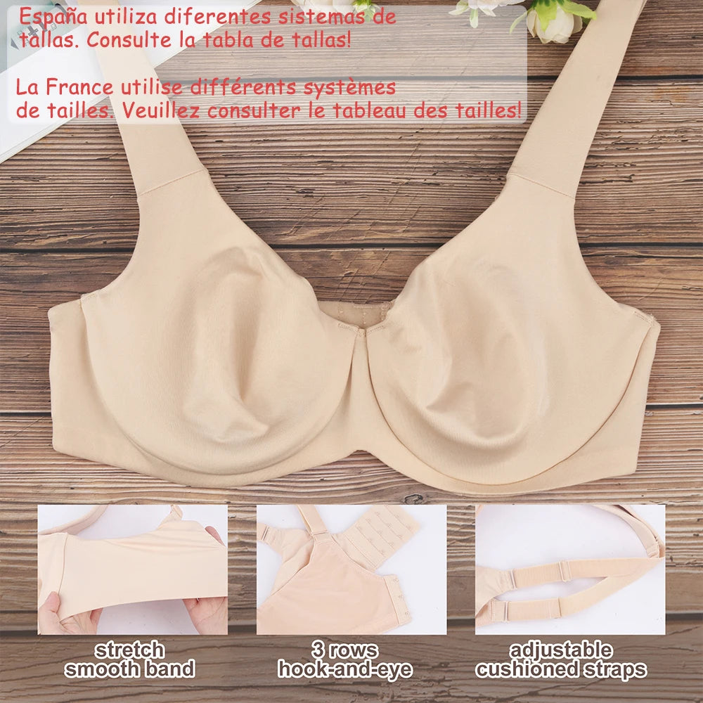Women's Seamless Plus-Size Bra Sheroine – Shop at OWNLUXE