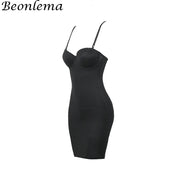 Shapewear Slip Dress with Bra – Tummy Control Body Shaper