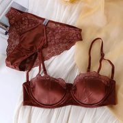 Push-Up Lace Satin Briefs | OWNLUXE