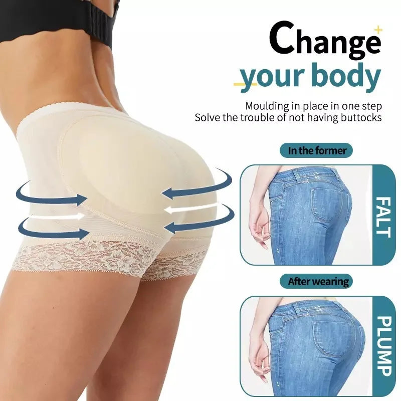 Butt-Lifting Padded High-Waist Panty Body Shaper | OWNLUXE